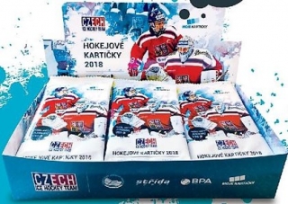 Box hokejových karet Czech Ice Hockey Team Hockey Moje kartičky Retail Box