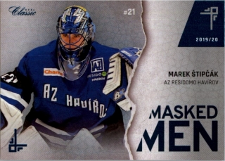 Hokejová karta Marek Štipčák OFS Classic 2019-20 Masked Men #21 č.MM-MŠT