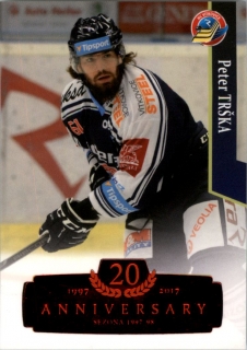 Hokejová karta Peter Trška OFS 17/18 S.I. Retro Red