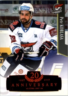 Hokejová karta Petr Koblasa OFS 17/18 S.I. Retro Red