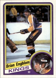 Hokejová karta Brian Engblom Topps 1984-85 řadová č. 65