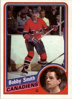 Hokejová karta Bobby Smith Topps 1984-85 řadová č. 83