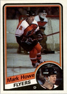 Hokejová karta Mark Howe Topps 1984-85 řadová č. 118
