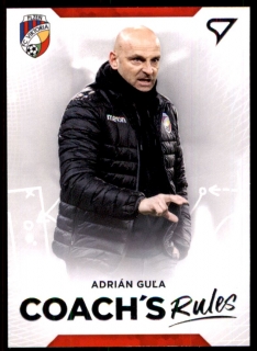 Fotbalová karta Adrián Guľa Fortuna Liga 20-21 Série 2 Coach´s Rules