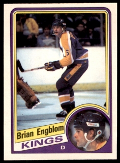 Hokejová karta Brian Engblom O-Pee-Chee 1984-85 řadová č. 83