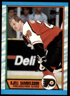 Hokejová karta Kjell Samuelsson Topps 1989-90 řadová č. 100