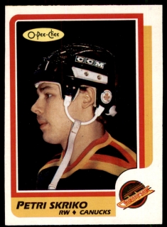 Hokejová karta Petri Skriko O-Pee-Chee 1986-87 řadová č. 252