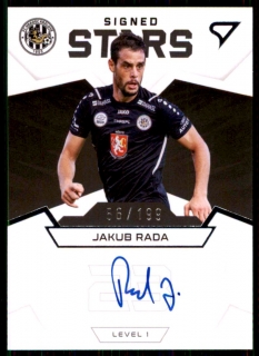 Fotbalová karta Jakub Rada Fortuna Liga 21-22 S1 Signed Stars /199