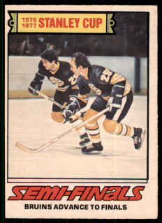 Hokejová karta Boston Bruins O-Pee-Chee 1977-78 Semi-Finals