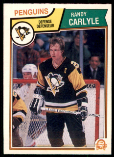 Hokejová karta Randy Carlyle O-Pee-Chee 1983-84 řadová č. 278