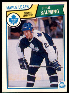 Hokejová karta Borje Salming O-Pee-Chee 1983-84 řadová č. 341