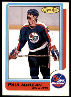 Hokejová karta Paul MacLean O-Pee-Chee 1986-87 řadová č. 114