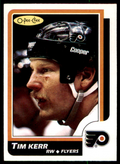 Hokejová karta Tim Kerr O-Pee-Chee 1986-87 řadová č. 134