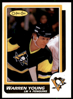 Hokejová karta Warren Young O-Pee-Chee 1986-87 řadová č. 209