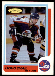Hokejová karta Doug Smail O-Pee-Chee 1986-87 řadová č. 256