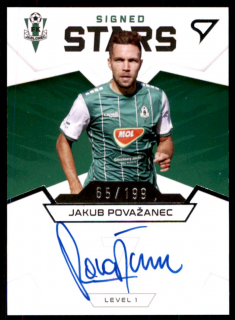 Fotbalová karta Jakub Považanec Fortuna Liga 21-22 S1 Signed Stars 65/199 S1-JP