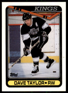 Hokejová karta Dave Taylor Topps 1990-91 řadová č. 314