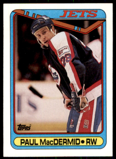 Hokejová karta Paul MacDermid Topps 1990-91 řadová č. 338