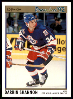 Hokejová karta Darrin Shannon OPC Premier 1991-92 řadová č. 146