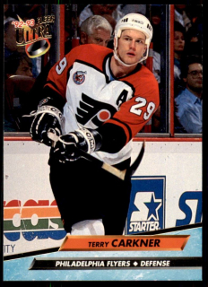 Hokejová karta Terry Carkner Fleer Ultra 1992-93 řadová č. 370
