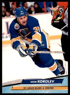 Hokejová karta Igor Korolev Fleer Ultra 1992-93 Rookie č. 395