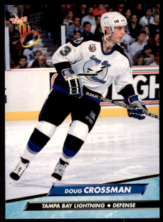 Hokejová karta Doug Crossman Fleer Ultra 1992-93 řadová č. 410