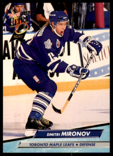Hokejová karta Dmitri Mironov Fleer Ultra 1992-93 Rookie č. 422