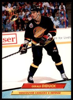 Hokejová karta Gerald Diduck Fleer Ultra 1992-93 řadová č. 424