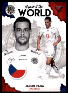 Fotbalová karta Jakub Rada Fortuna Liga 21-22 S2 Against the World č. AW18