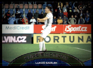 Fotbalová karta Lukáš Sadílek Fortuna Liga 21-22 S2 Pure Emotions č. PE-01