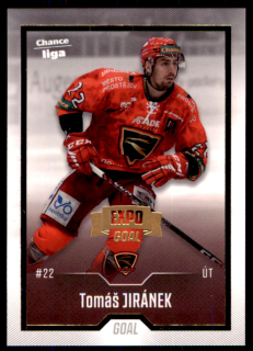 Hokejová karta Tomáš Jiránek Goal 2022-23 Expo GOLD č. 53
