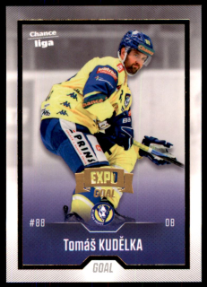 Hokejová karta Tomáš Kudělka Goal 2022-23 Expo GOLD č. 92