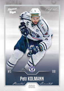 Hokejová karta Petr Kolmann Goal S1 2022-23 Silver 1 of 60 č. 117