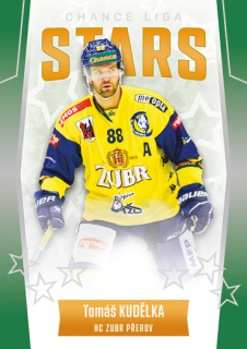 Hokejová karta Tomáš Kudělka Goal S1 2022-23 Chance liga Stars č. 7