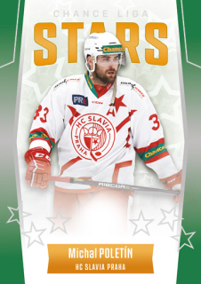 Hokejová karta Michal Poletín Goal S1 2022-23 Chance liga Stars č. 8