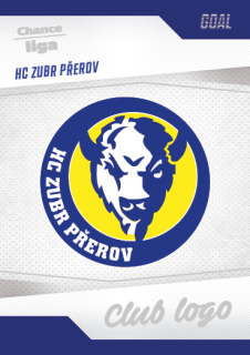 Hokejová karta HC Zubr Přerov Goal S1 2022-23 logo č. 7