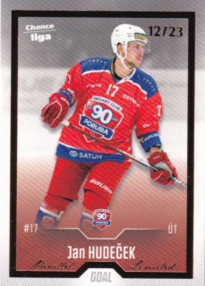 Hokejová karta Jan Hudeček Goal S1 2022-23 Gold 11/23 č. 165