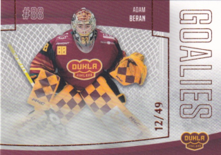 Hokejová karta Adam Beran Goal S1 2022-23 Goalies 12/49 č. G-1