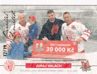 Hokejová karta Juraj Valach Goal S1 2022-23 Rozlučka 12/19 č. 44