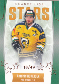 Hokejová karta Antonín Honejsek Goal S1 2022-23 Chance liga Stars 18/49 č.ST-14