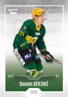 Hokejová karta Daniels Berzins Goal S2 2022-23 řadová č. 228
