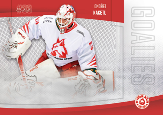 Hokejová karta Ondřej Kacetl Goal S2 2022-23 Goalies č. 35