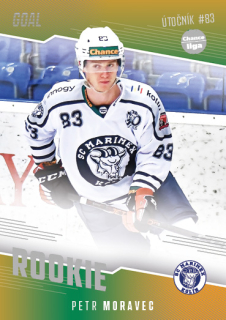 Hokejová karta Petr Moravec Goal S2 2022-23 Rookie č. 12