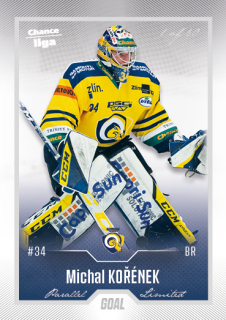 Hokejová karta Michal Kořének Goal Cards 2022-23 Série 2 Silver karta č.386