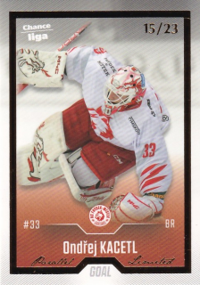 Hokejová karta Ondřej Kacetl Cards 2022-23 Série 2 Gold č.330