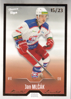 Hokejová karta Jan Mlčák Cards 2022-23 Série 2 Gold č.359