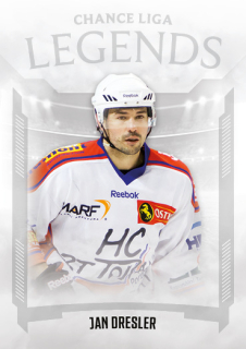 Hokejová karta Jan Dresler Goal S2 2022-23 Legends č. 26