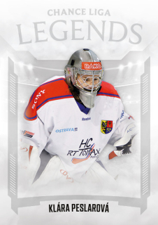 Hokejová karta Klára Peslarová Goal S2 2022-23 Legends č. 31