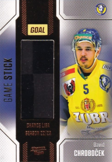 Hokejová karta David Chroboček Goal S2 2022-23 Game Stick /35 č. 45 B