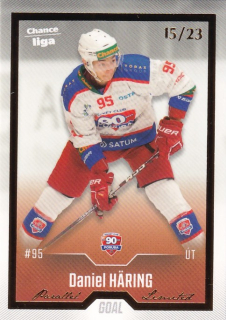 Hokejová karta Daniel Haring Cards 2022-23 Série 2 Gold č.370